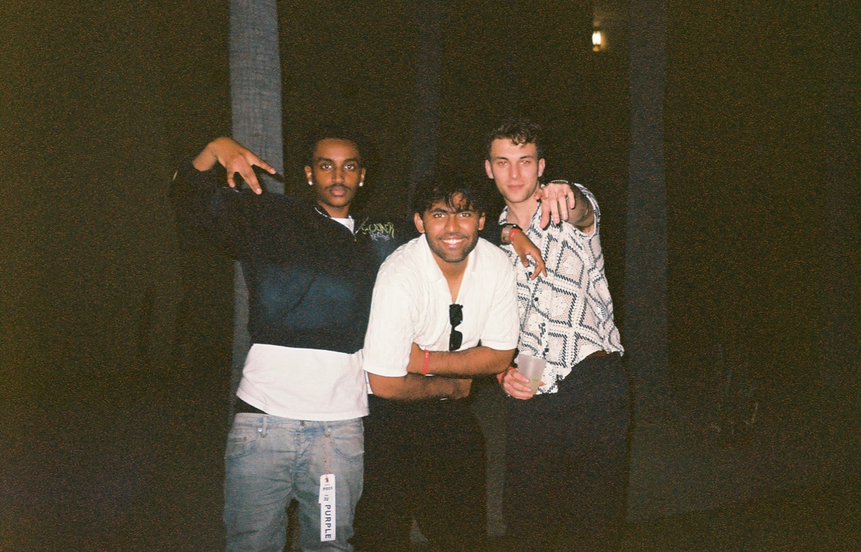 Three friends together